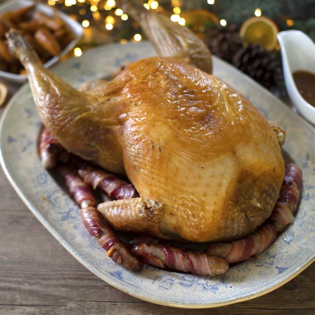 Christmas food photography of whole free range turkey by Rick Foulsham